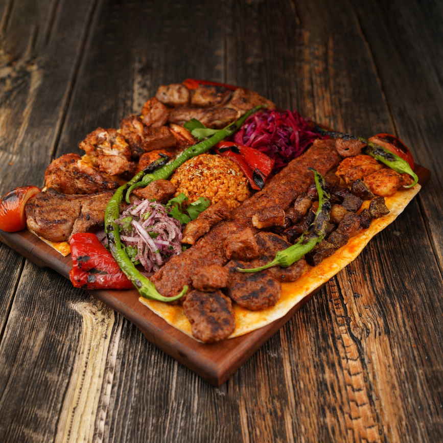 Grill plate for 4 people