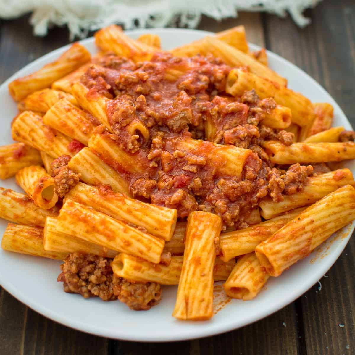Rigatoni Bolognese