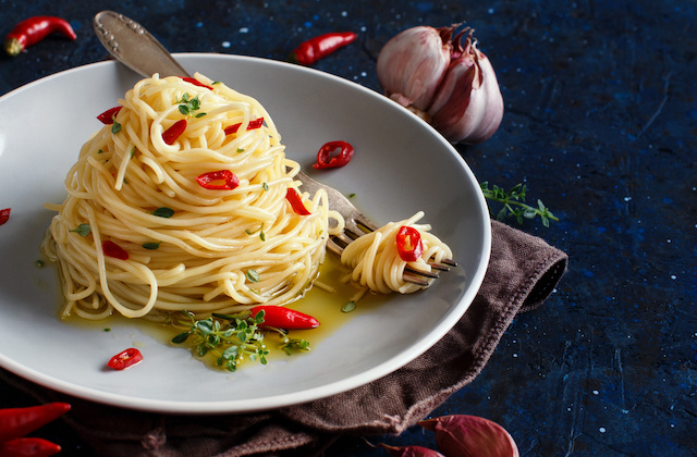 Spaghetti aglio e olio